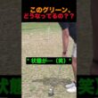 このグリーン、どうなってるの？？