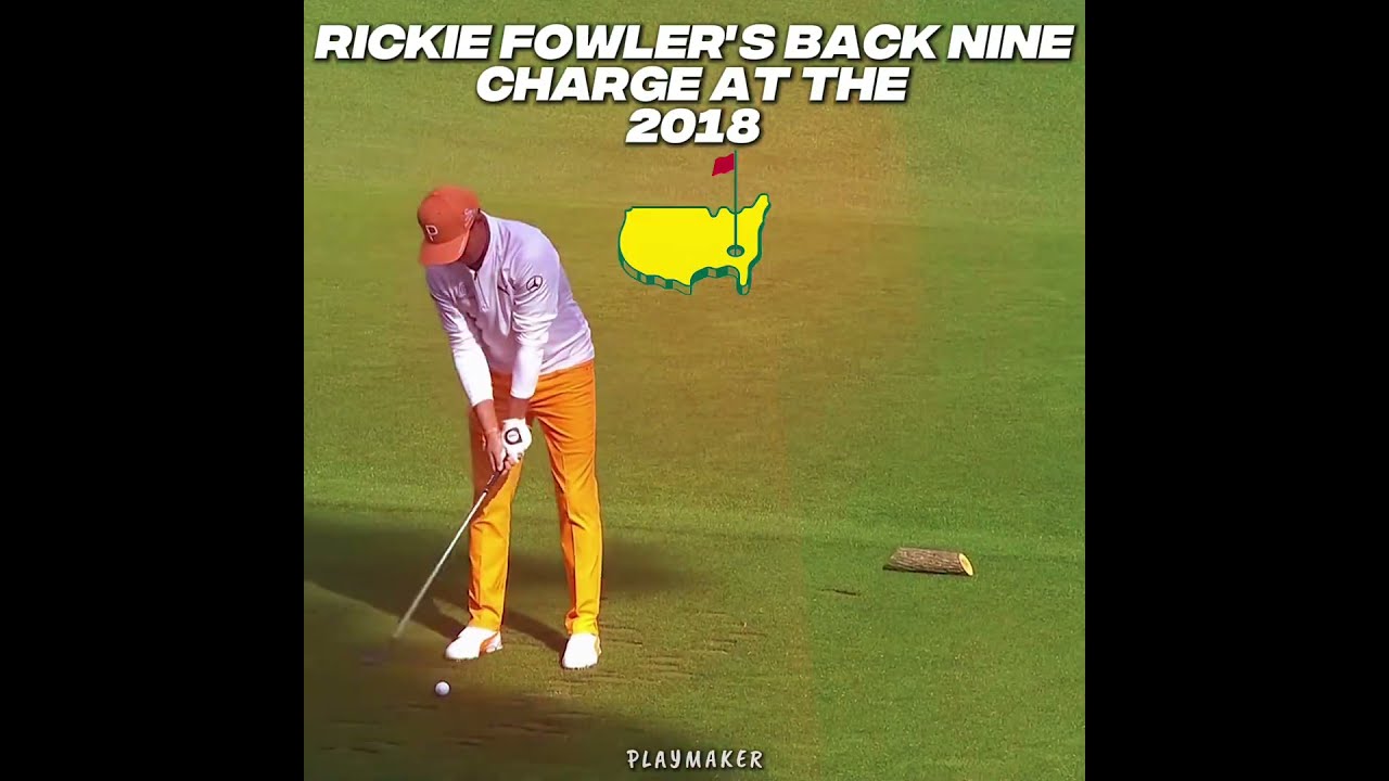 Rickie Fowler's back nine charge at the 2018 Masters! #golf #masters #fyp #rickiefowler #2018 #pga