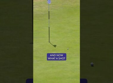 Adam Scott with an INCREDIBLE eagle! 🤩