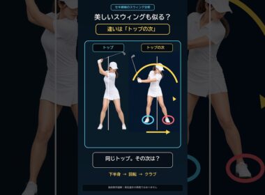 美人姉妹の美しいスイングは似ている？｜セキ・ユウティン×セキ・ユウリ