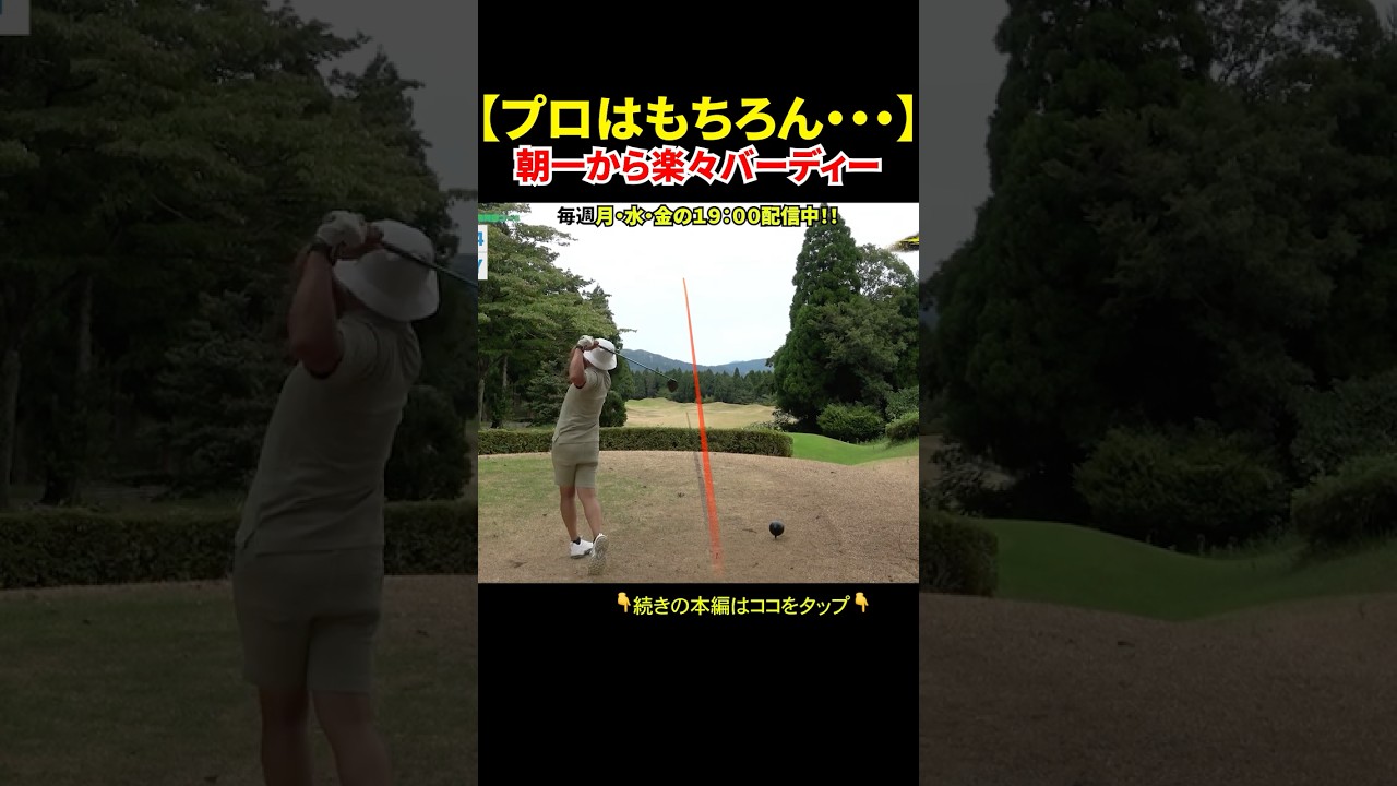【当たり前🫢】プロ上手過ぎた🌟 #ゴルフ  #golf #パラゴルTV