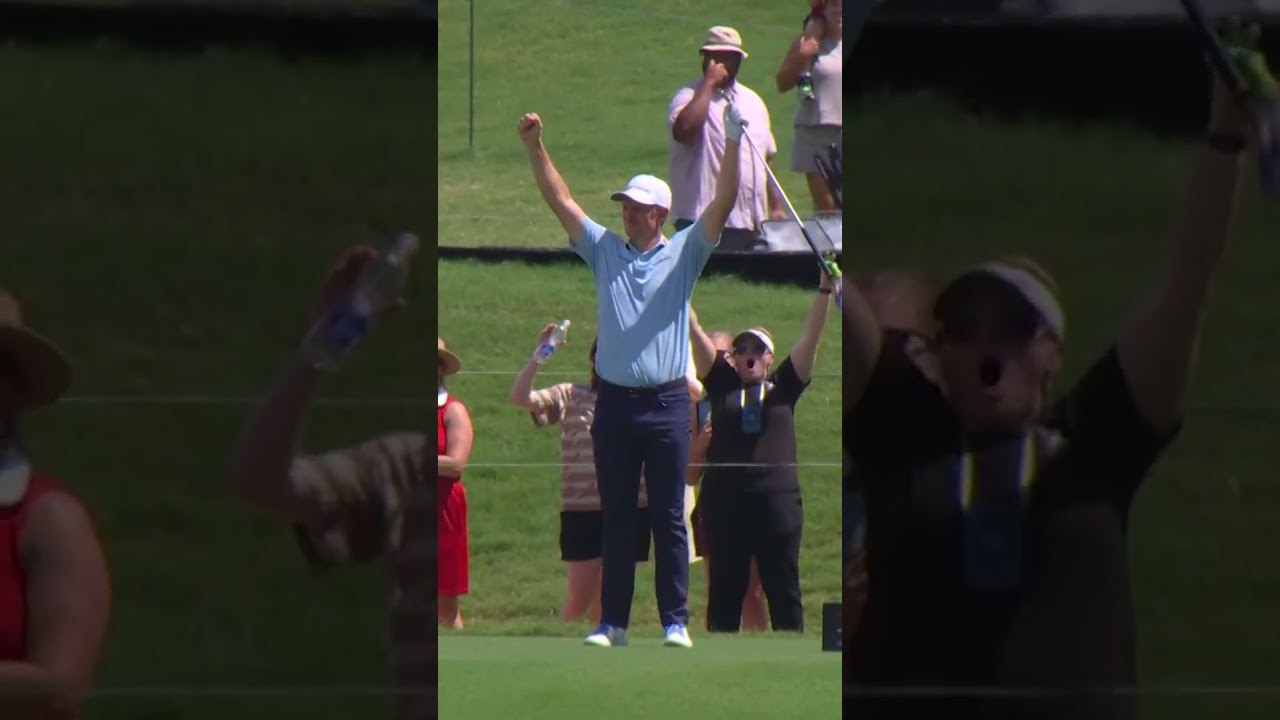 Justin Rose makes a hole-in-one on the hardest hole at the TOUR Championship!