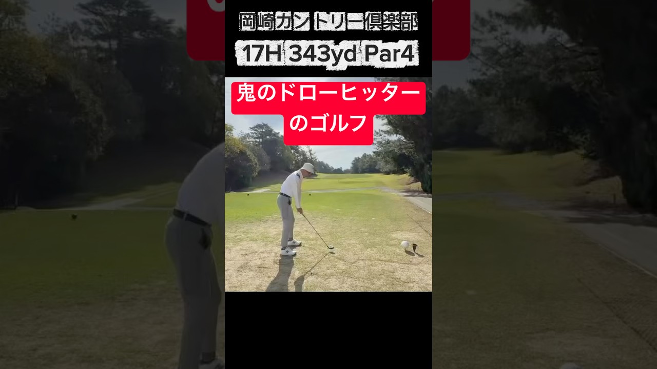 【飛ばし屋】チーピン持ちのゴルフってこんな感じ。【サラリーマンゴルファー】#元野球部ゴルファー #東海ゴルファー⛳️ #スコア出ない #ゴルフ女子 #クセ強 #東海オンエア #岡崎市 #ラウンド