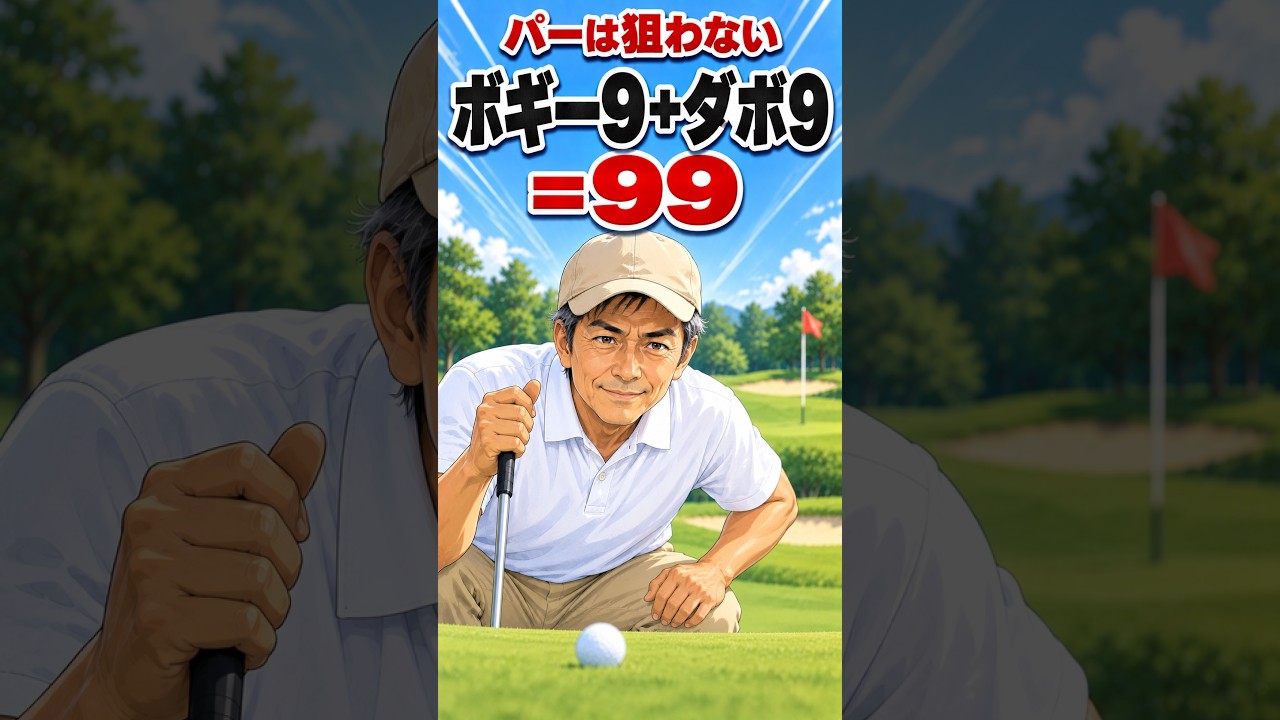 ボギー9つとダボ9つで100切り