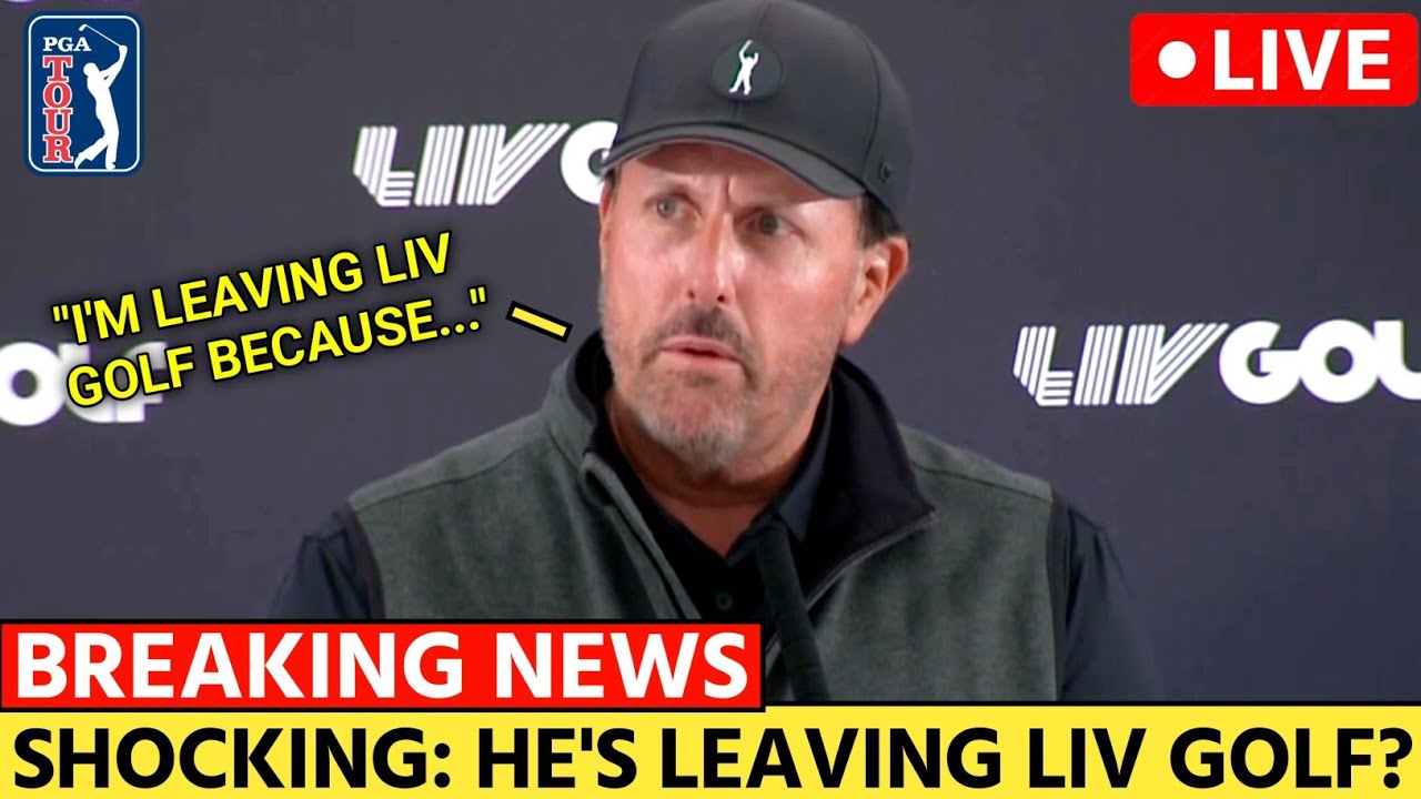 🚨 PGA TOUR ROCKED as Phil Mickelson Makes SHOCKING LIV Golf Decision ...