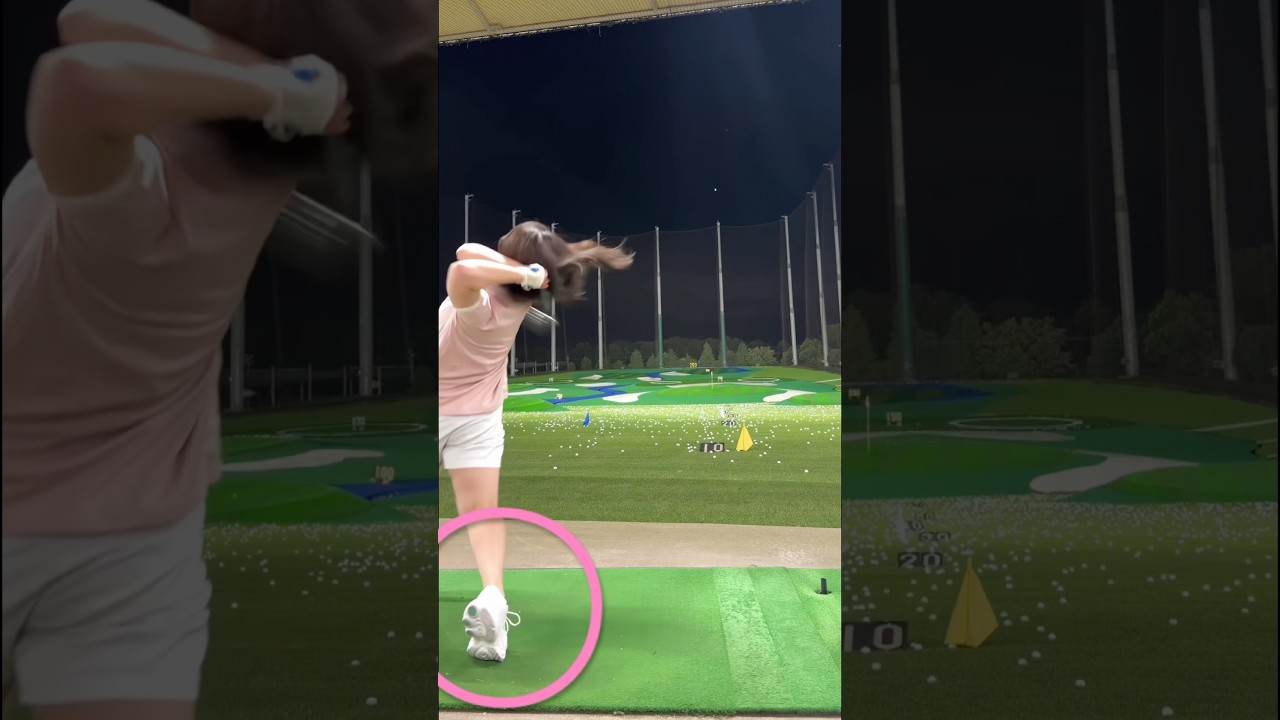 【衝撃】最長飛距離342yd 元女子ドラコン世界チャンピオン！ドライバーで飛距離を伸ばすコツ！スライス防止　ヘッドスピードアップ　ゴルフレッスン　#short #shorts #shortsvideo