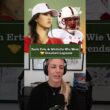 Zach Ertz had nothing but compliments for fellow Stanford alum Michelle Wie West 😆🔥 #zachertz