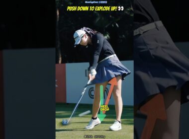 힘으로 치면 낭패❌ 지면반력으로 헤드 튕겨내는 법👀🔥 #YutingSeki セキ ユウティン