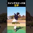 スイングスピードは左手