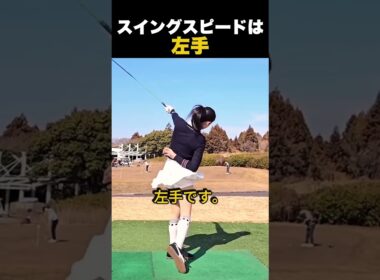 スイングスピードは左手