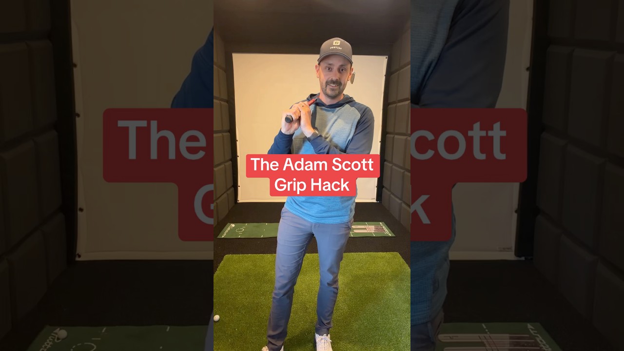 Have you tried the Adam Scott grip hack? ⛳️ #golf #golftips #golfcoach #golfswing #grip