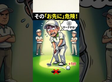グリーン上でやってはいけない「お先に」の罠 #ゴルフあるある #ゴルフミス
