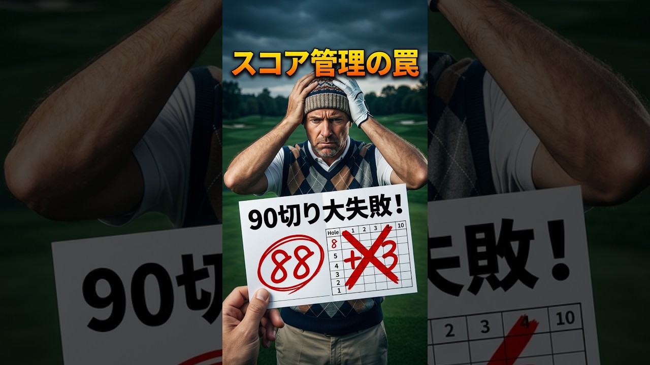 90が切れない人が必ずやっている失敗｜90切りのスコア管理術を徹底解説。技術不足を補う戦略を学び、大叩きを消すことで安定したスコアメイクを目指しましょう！