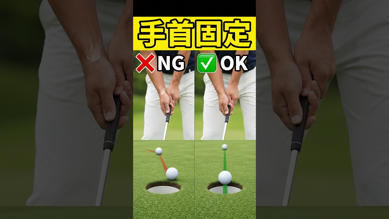 プロが教えるショートパットの入る打ち方｜ハンドファーストを意識するだけでショートパットのカップイン率が劇的に改善。ボールが跳ねる原因を突き止め、狙ったラインを正確に転がすためのインパクトの極意を解説